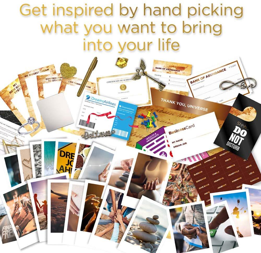 Bold Tuesday vision board kit for women - complete deluxe dream & mood board  supplies for adults