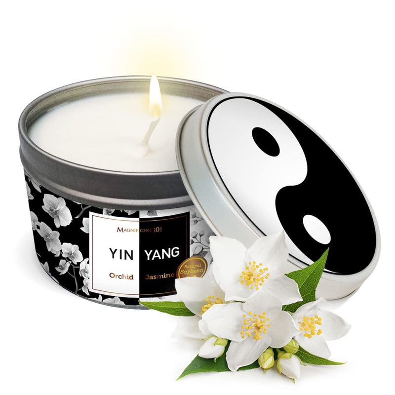 Tin Candle Soothing, Yin Yang, 6 oz