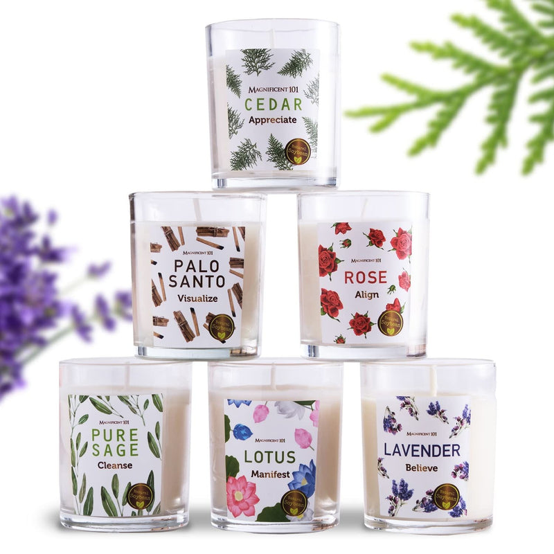 Candle Gift Set, Good Intentions, Set of 6, 3.5 oz