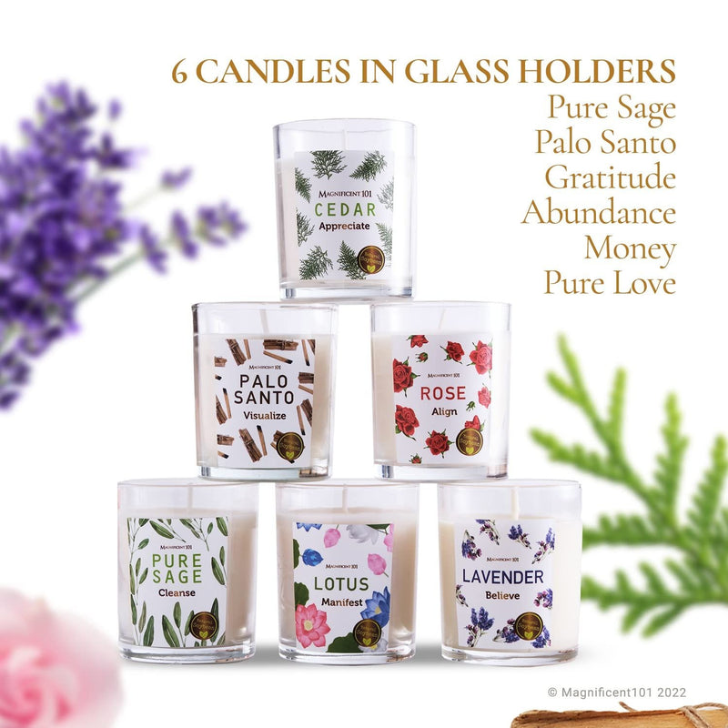 Candle Gift Set, Good Intentions, Set of 6, 3.5 oz