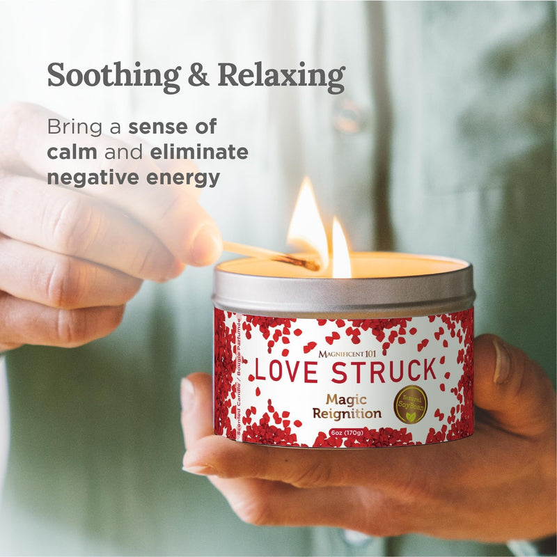 Tin Candle Love, Love Struck, 6 oz