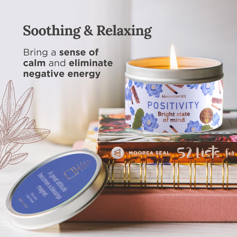 Tin Candle Aromatherapy, Positivity, 6 oz