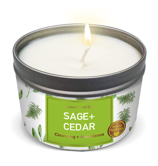SAGE + CEDAR Abundance Candle