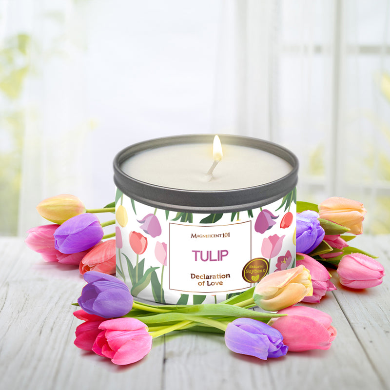 FLOWER INTENTION Tulip Candle