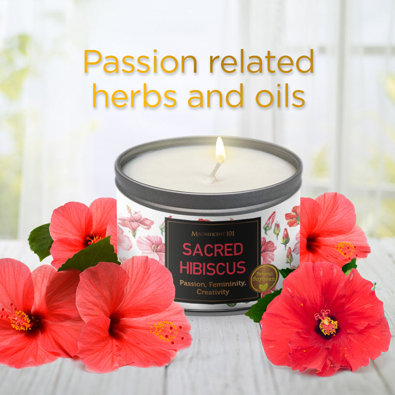 SACRED PLANTS Hibiscus Candle