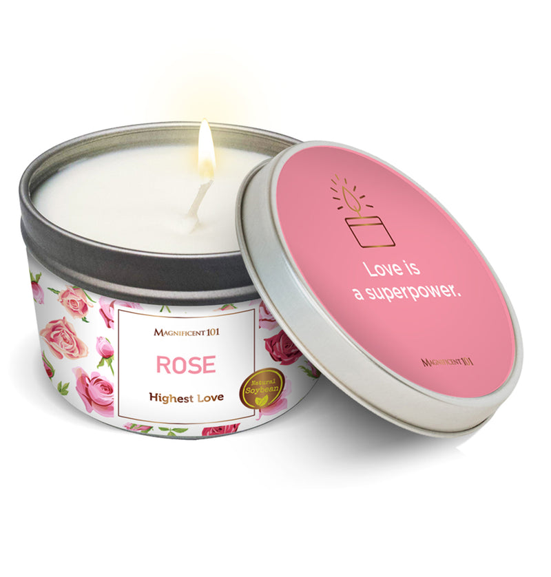 FLOWER INTENTION Rose Candle