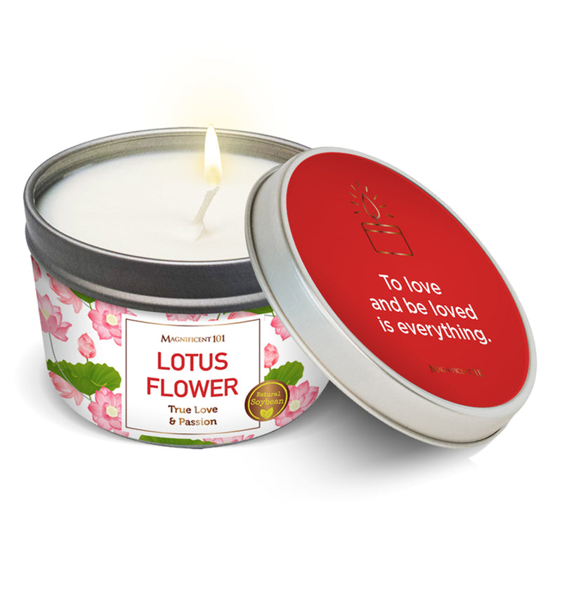 LOTUS FLOWER True Love & Passion Candle