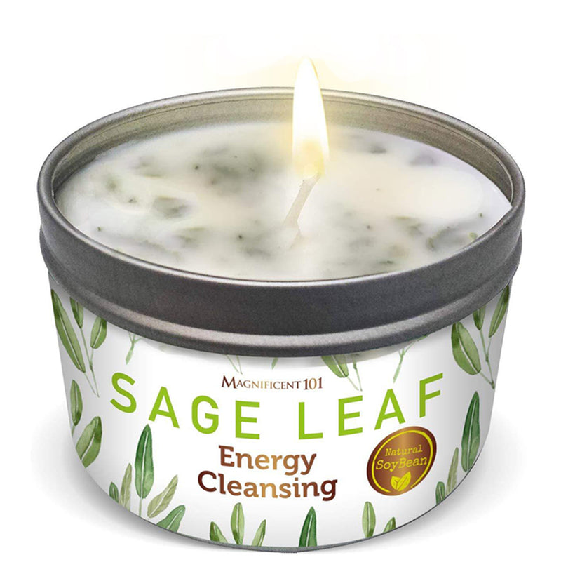 SAGE LEAF Energy Cleansing Candle