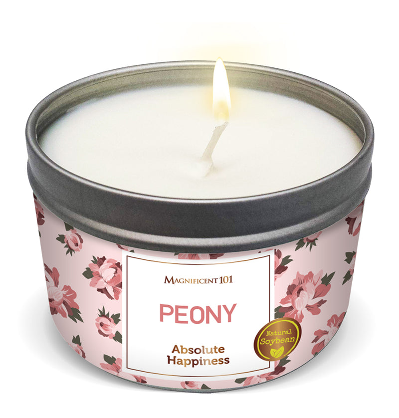 FLOWER INTENTION Peony Candle