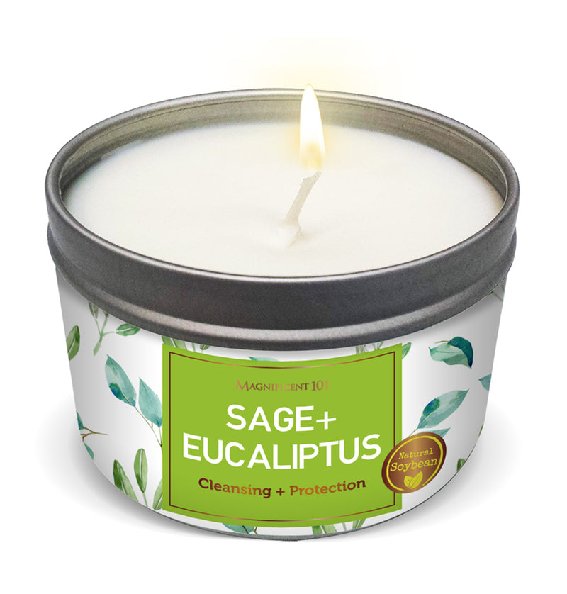 SAGE + EUCALYPTUS Protection Candle