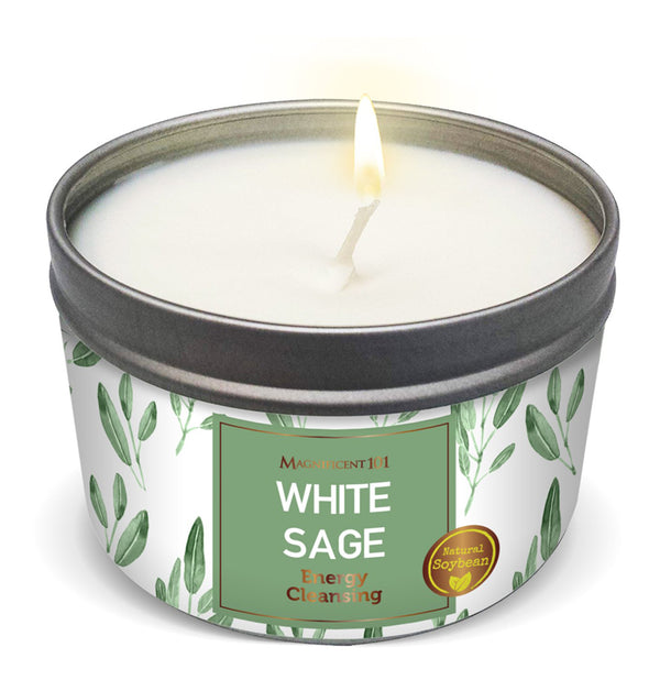 WHITE SAGE New Candle