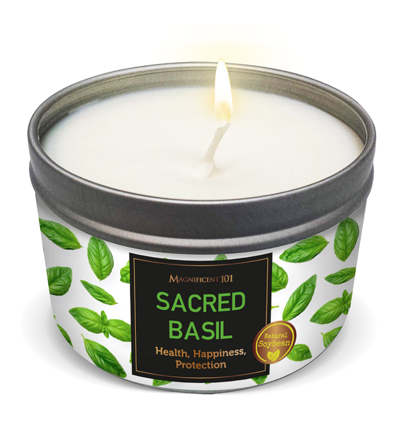 SACRED PLANTS Basil Candle