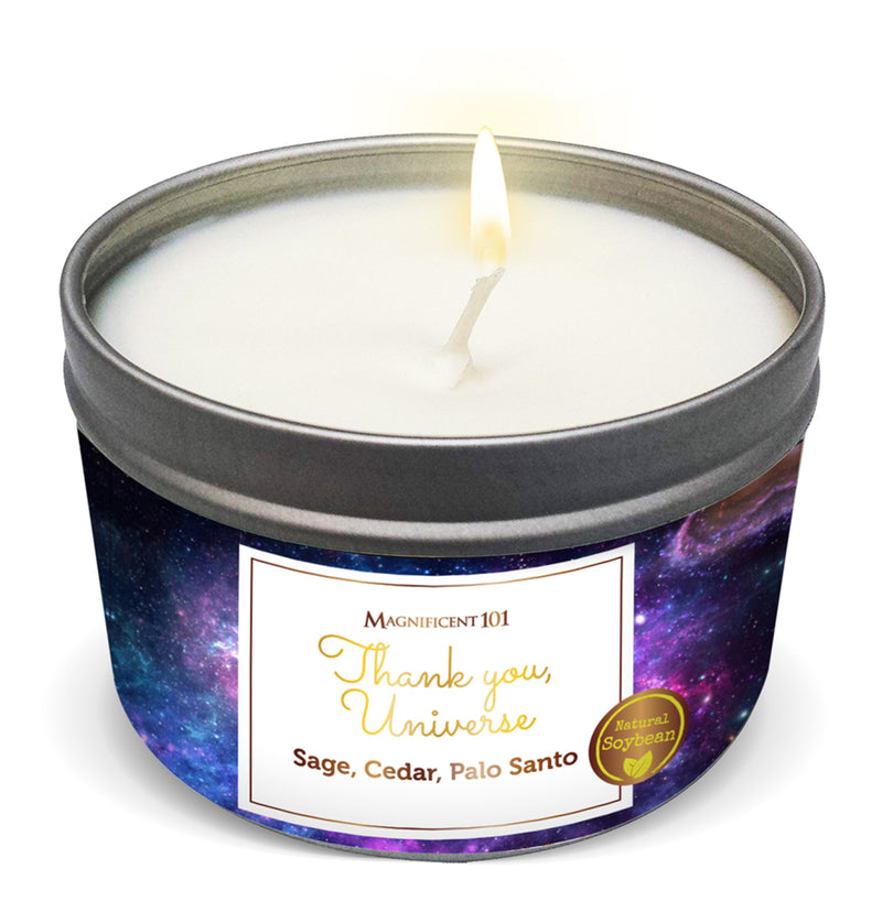 "THANK YOU, UNIVERSE" Affirmation Candle