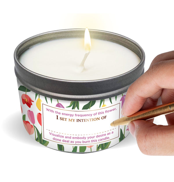 FLOWER INTENTION Tulip Candle